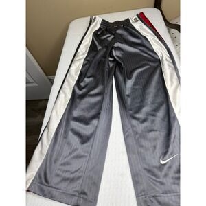 Nike Gray and White Kids Breakaway Sweatpants